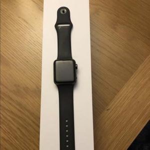 Apple Watch Series 7 With Black silicone strap